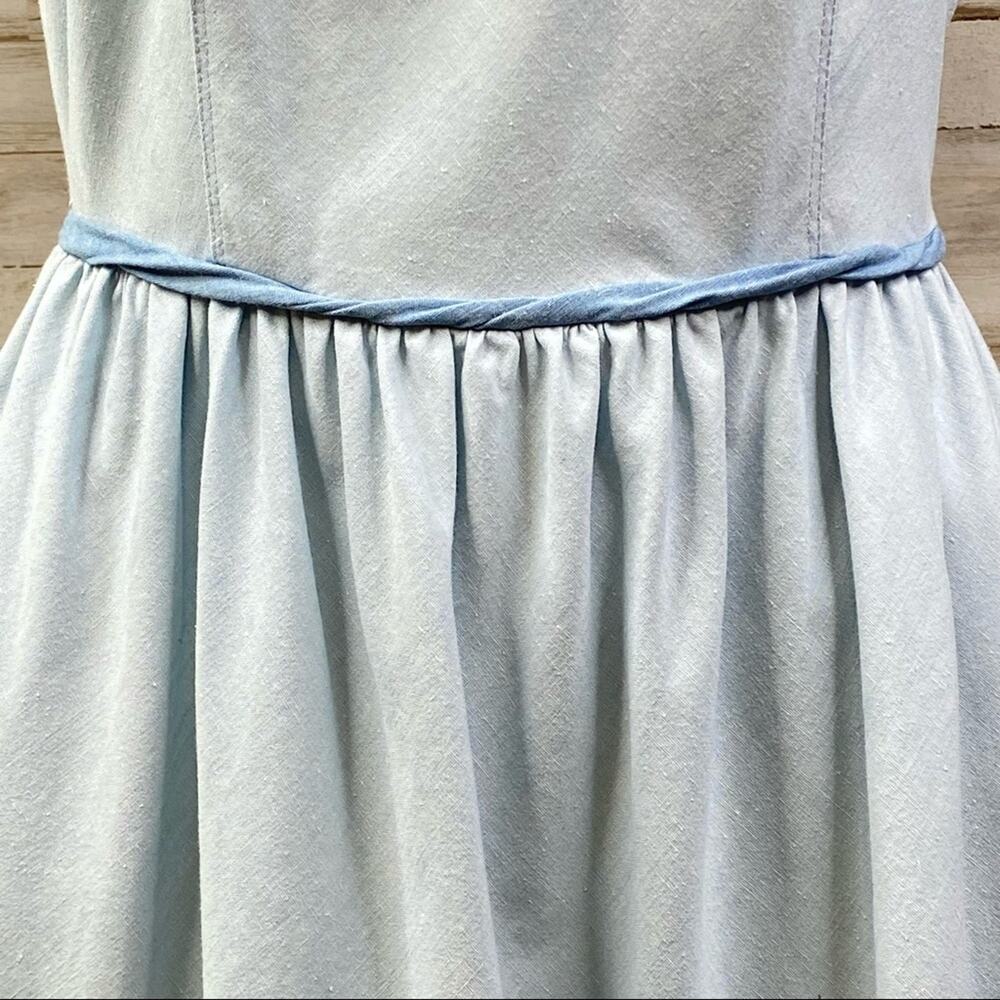 Levi’s Made and Crafted Chambray Splash Dress Womens Size 0 Blue with Pockets - Picture 4 of 14